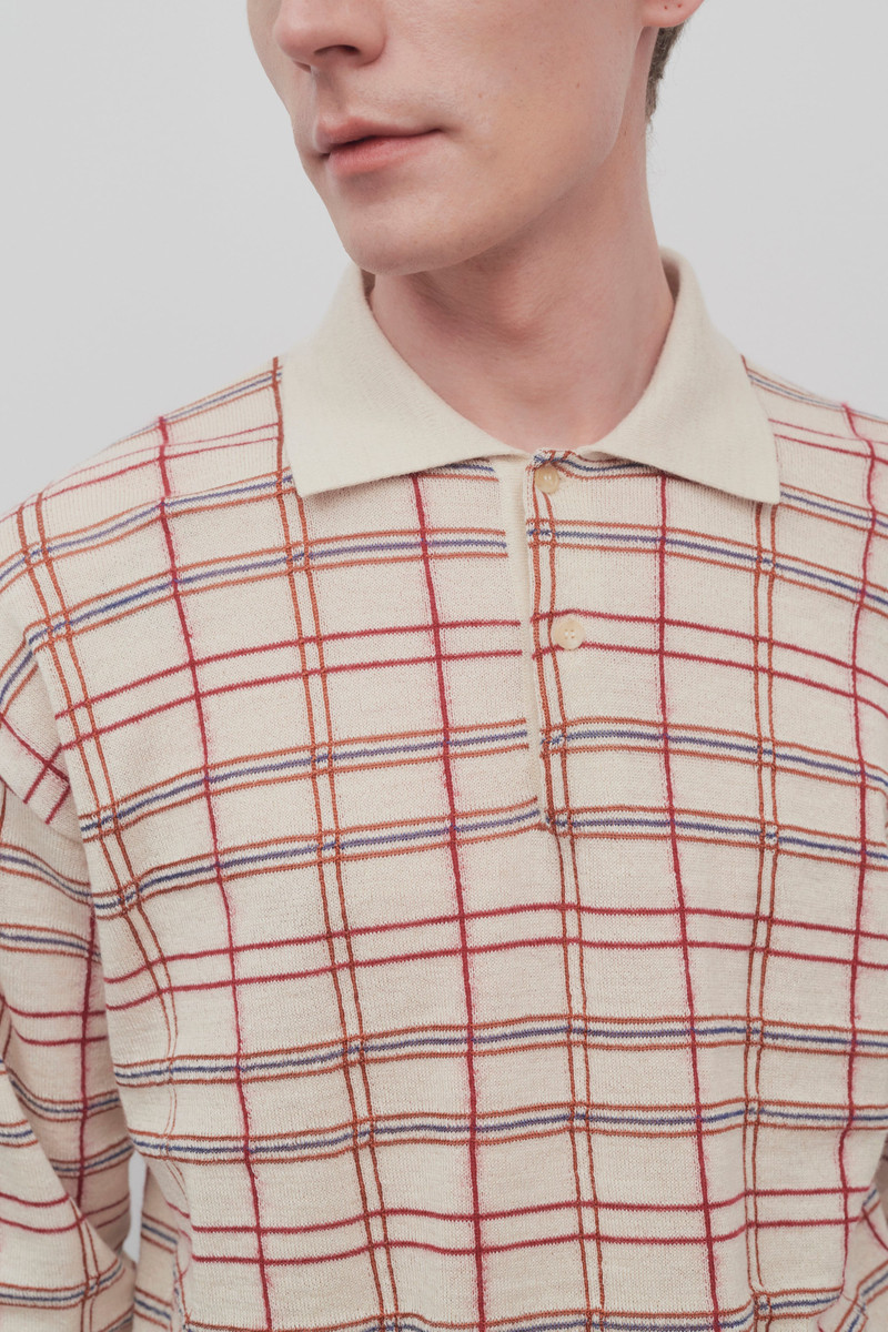 Balthus Polo in Llama and Silk 6