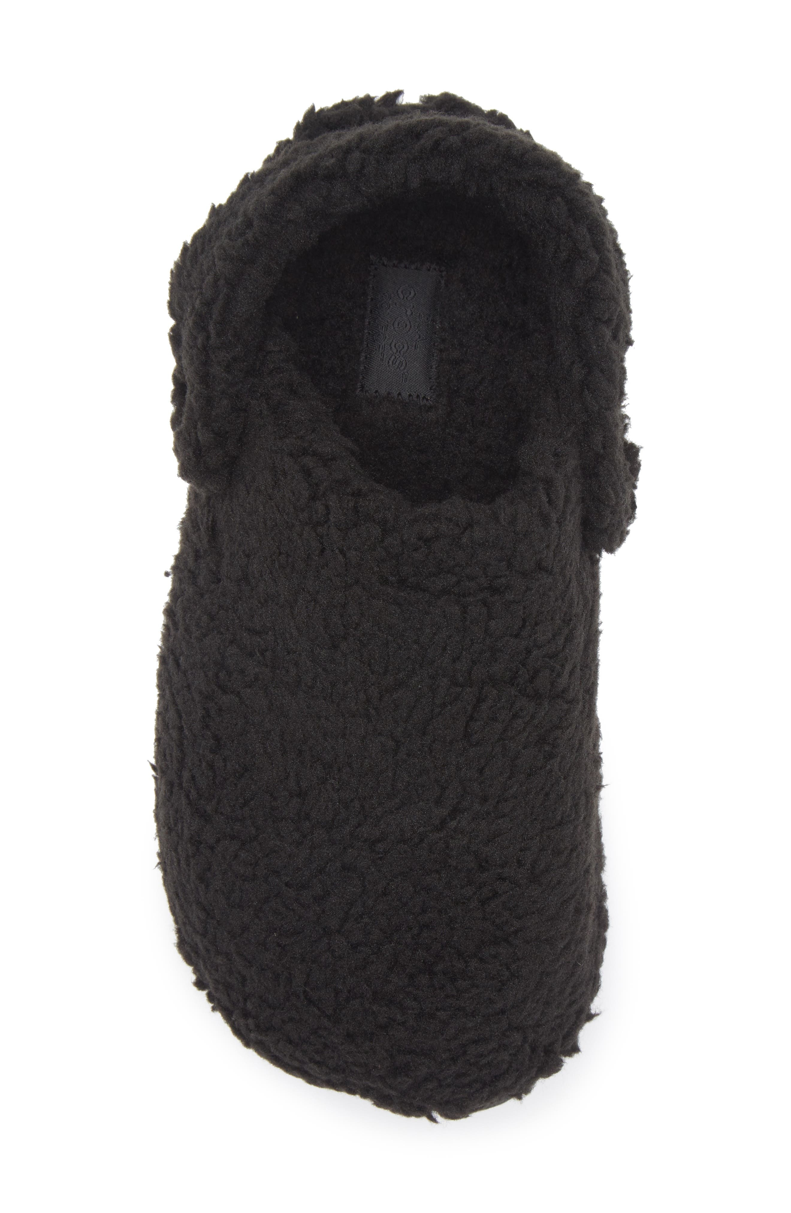 CROCS Classic Cozzzy Faux Fur Slipper Clog in Black at Nordstrom - 5