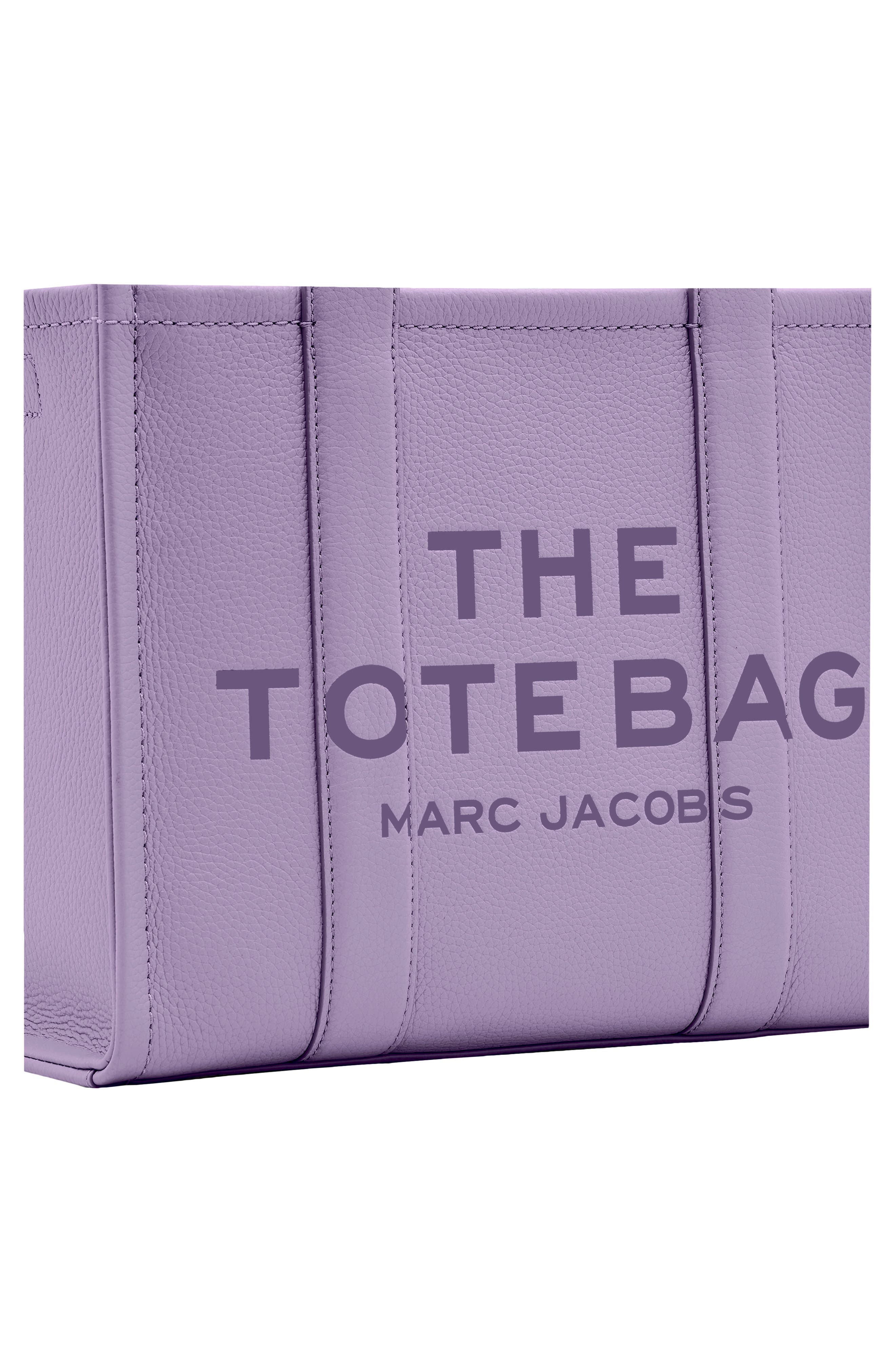Marc Jacobs The Leather Medium Tote Bag in Lilac at Nordstrom - 5