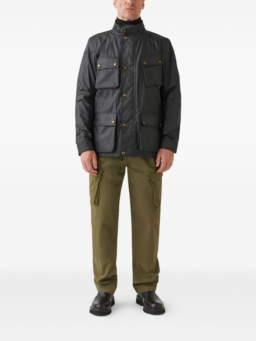 PATCH-POCKET MILITARY JACKET - 5