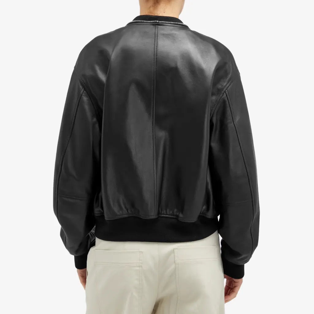Leather Bomber - 3