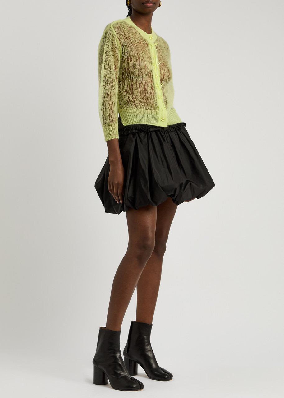 Simone Rocha Bubble Gathered Nylon Mini Skirt - 4
