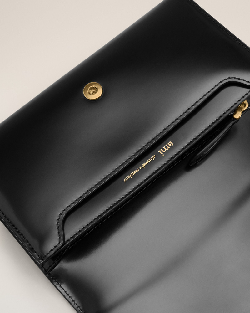 BLACK COW LEATHER PARIS PARIS CONTINENTAL WALLET 3