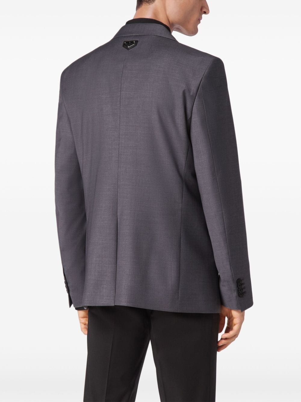 wool blazer - 3