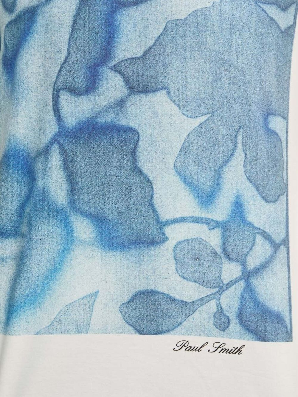 floral-print crew-neck T-shirt - 4
