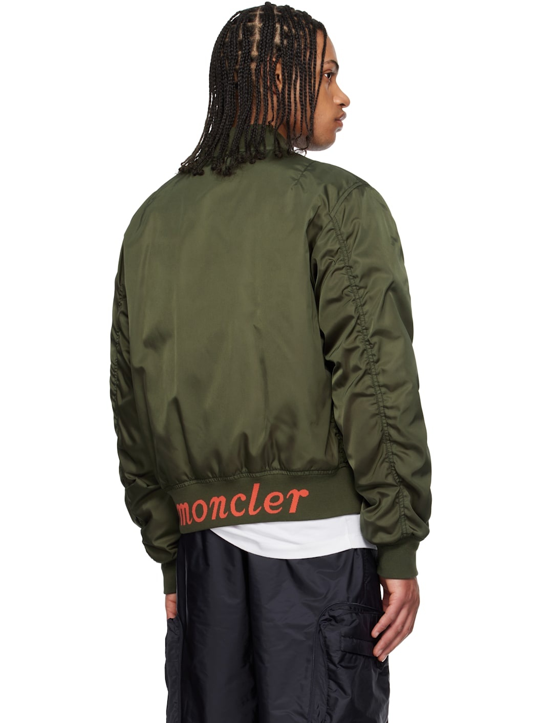 Mercedes-Benz by NIGO Khaki & Orange Neper Down Bomber Jacket - 3