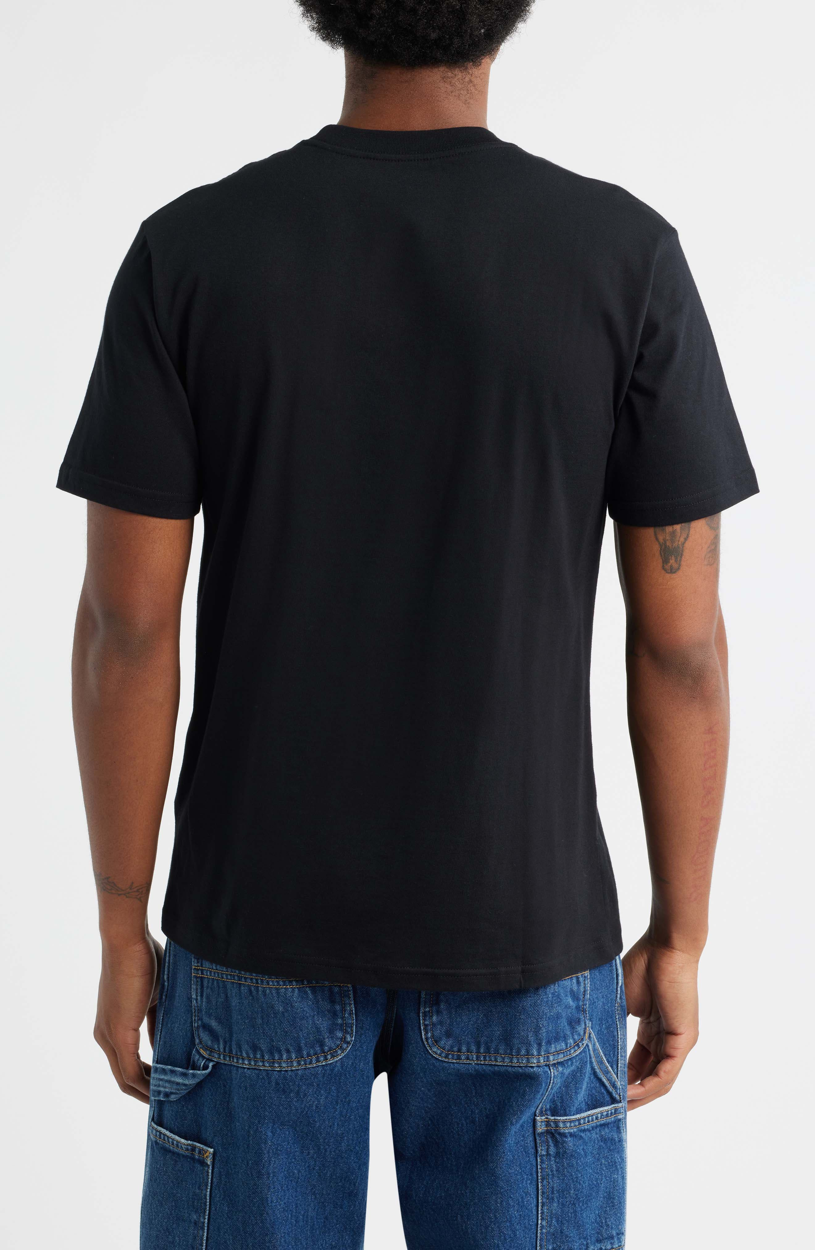 Carhartt Work In Progress Solar Chrome C-Logo Organic Cotton Graphic T-Shirt in Black at Nordstrom - 2
