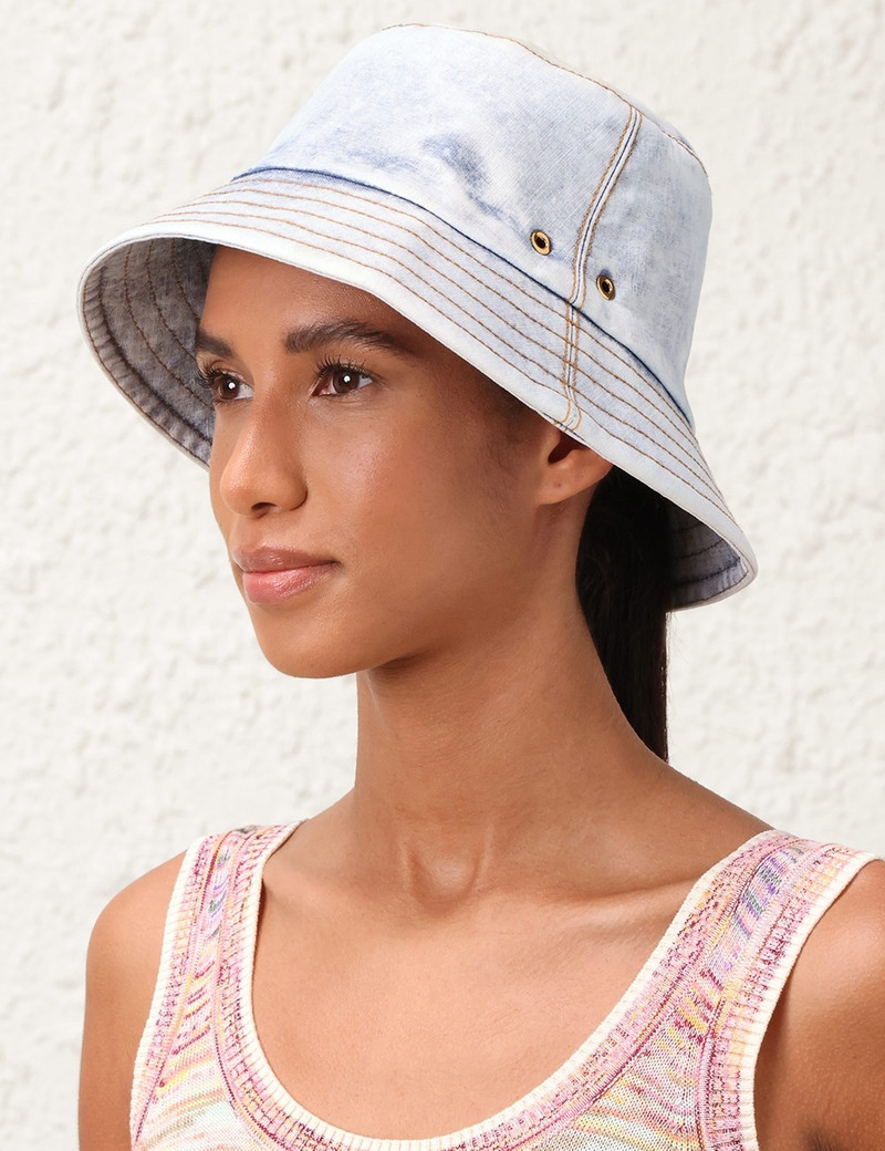 Zimmermann DENIM BUCKET HAT outlook