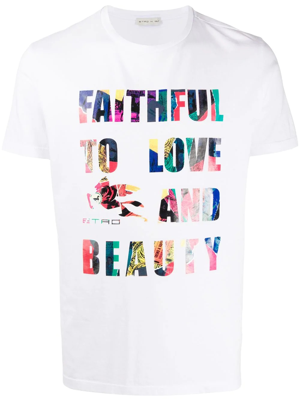 slogan print T-shirt - 1