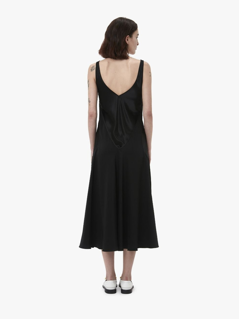 CUT OUT LAYERED SILK DRESS 3