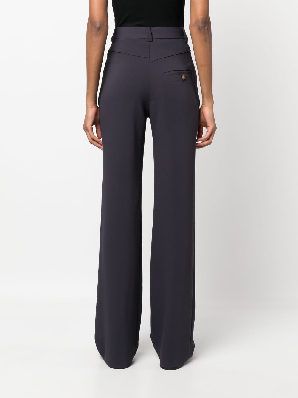 straight-leg tailored trousers - 4