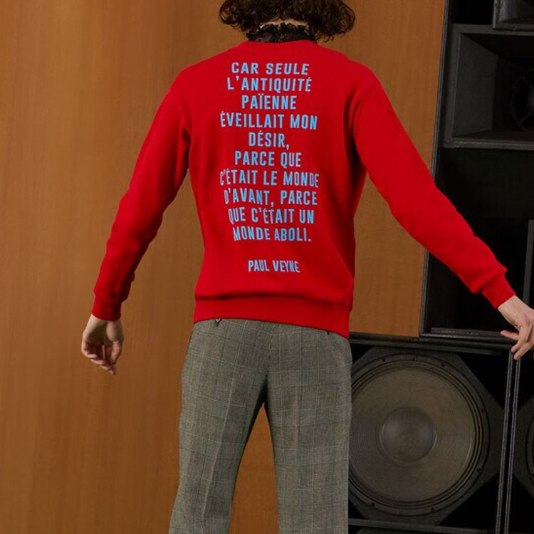 Gucci 'Humphrey Bogart' Print Sweatshirt 'Red' 623245-XJEN-86269 - 6
