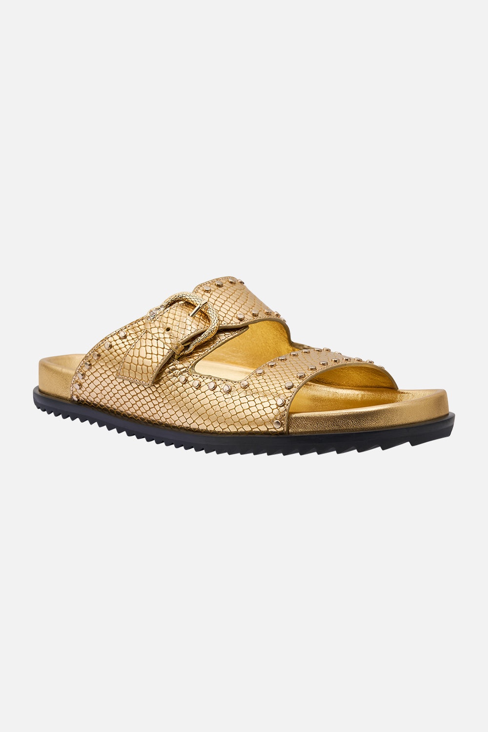 ALISA SNAKE BUCKLE SANDAL - 2