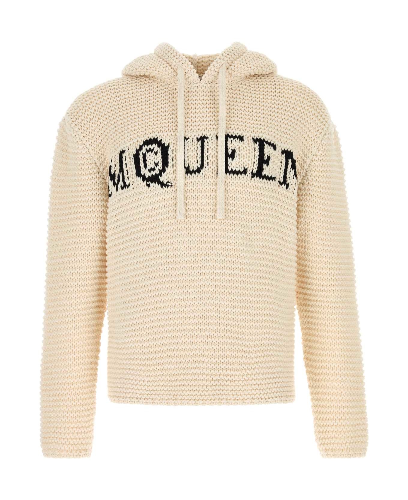 Ivory Cotton Sweatshirt - 1