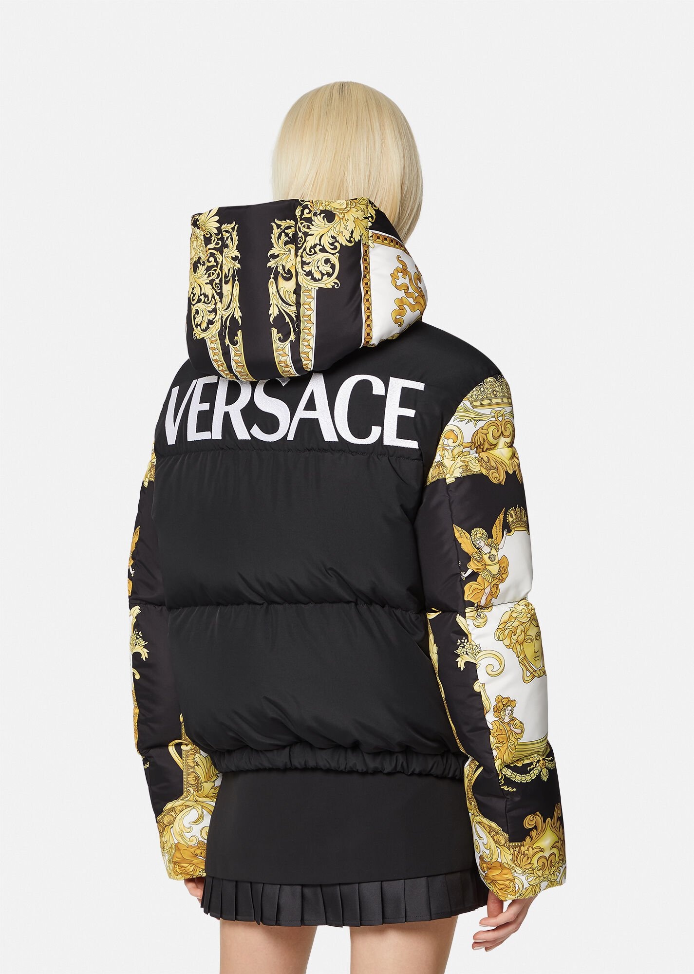 Medusa Renaissance Print Puffer Jacket - 3