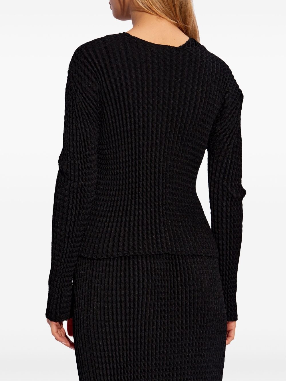 Pleated Cardigan - 4