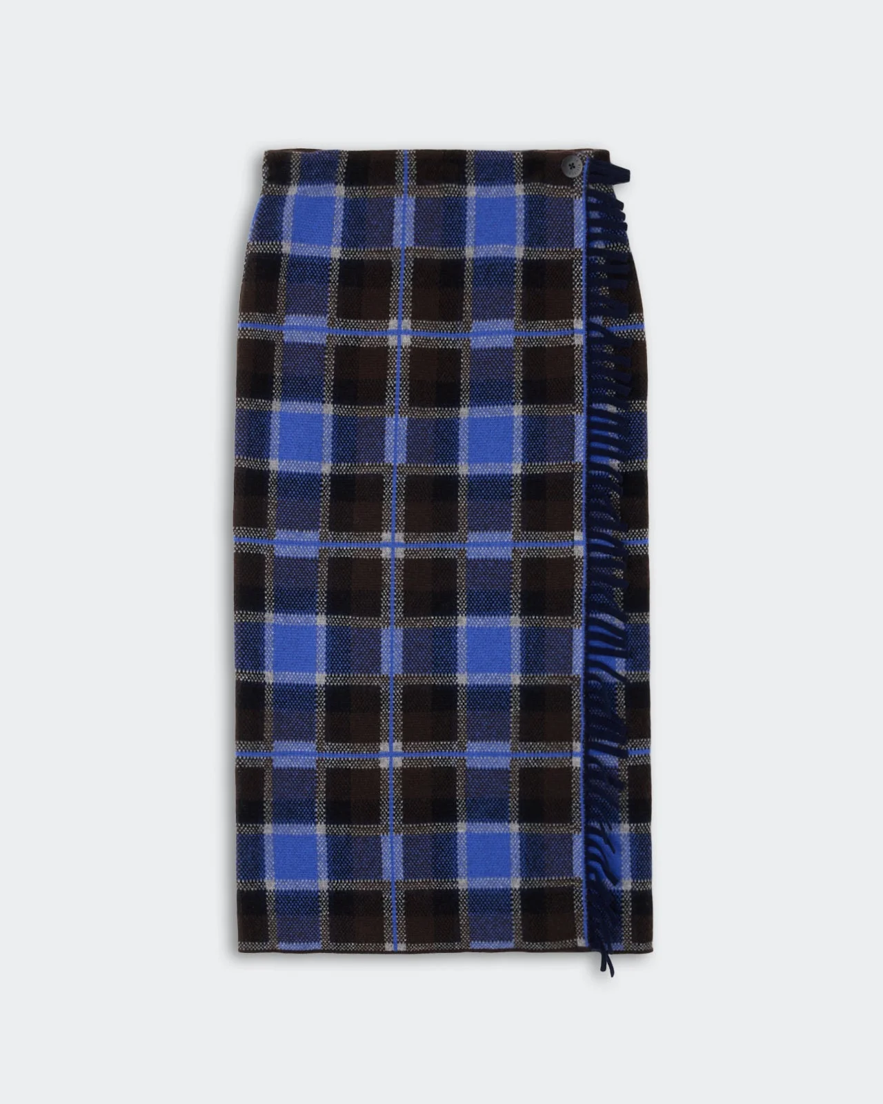 Tartan Wrap Skirt - 1