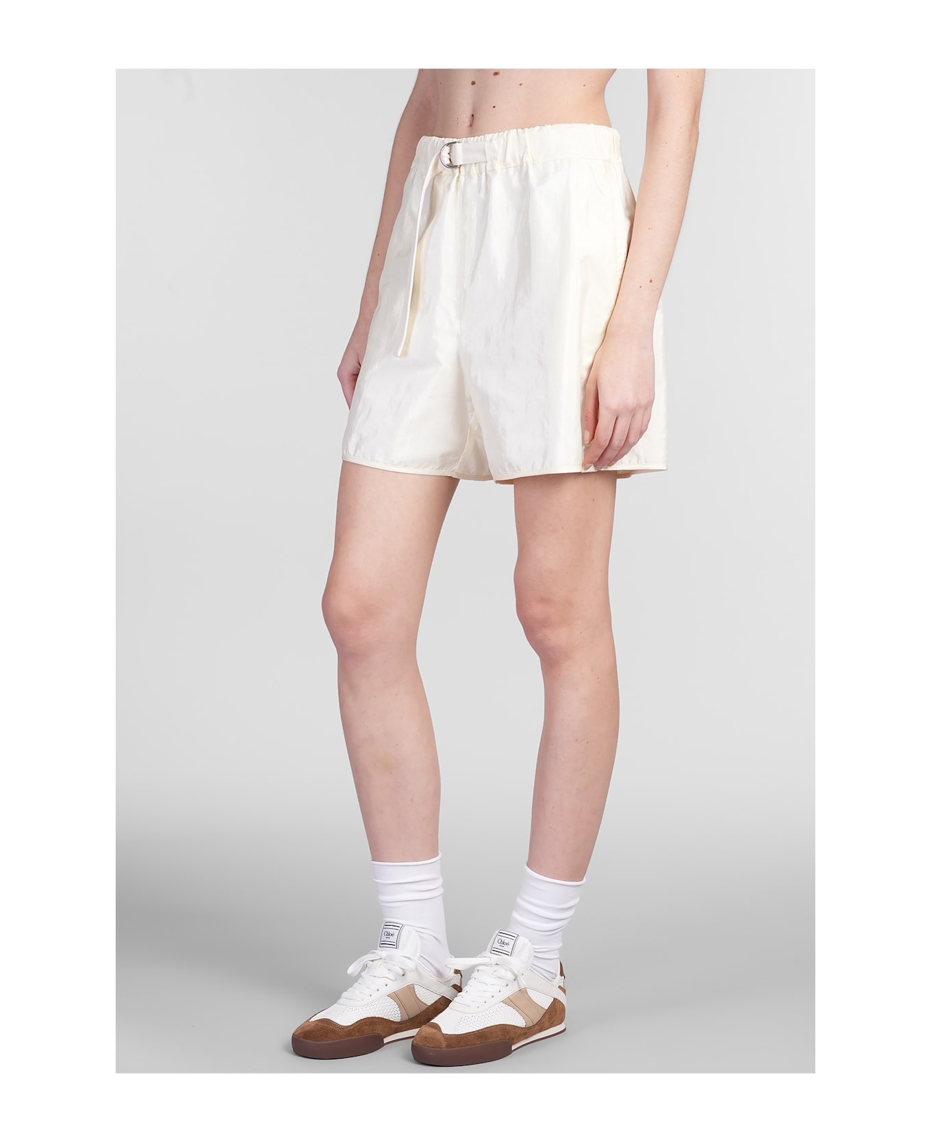 Trousers 256 Short Shorts In Beige Polyamide - 4