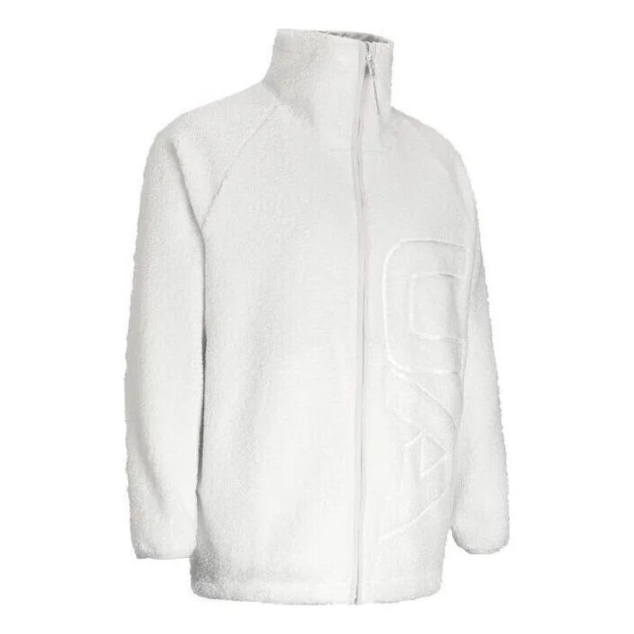 (WMNS) Under Armour UA Mission Reverse Bomber Jacket 'White' 1382150-112 - 1