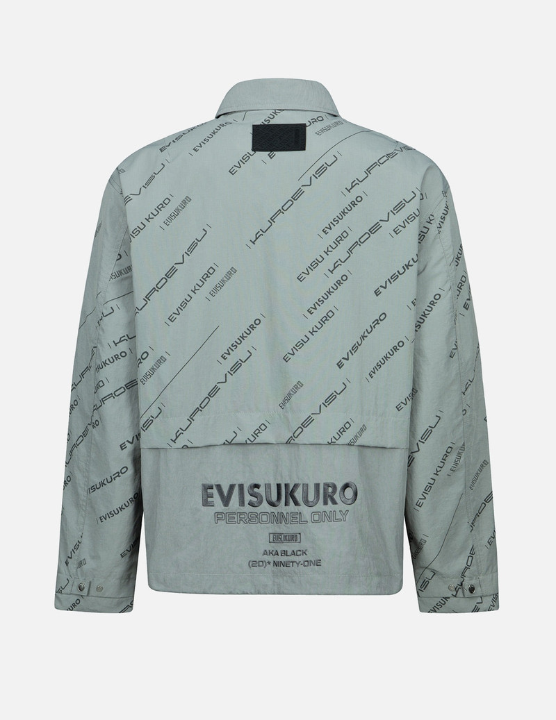 EVISU Monogram Logo Print Utility Jacket outlook
