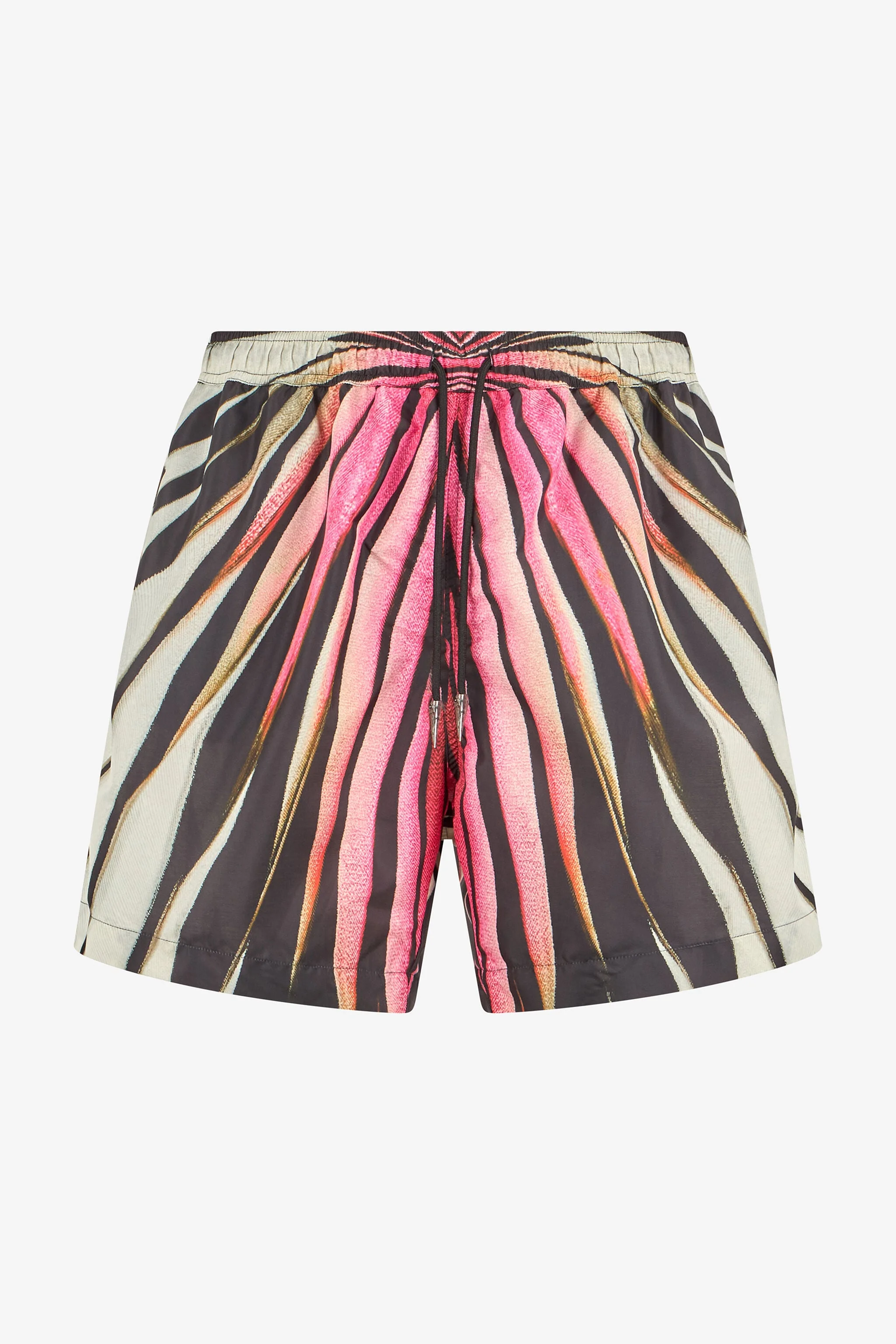 Ray Of Gold Print Nylon Sea Shorts - 1