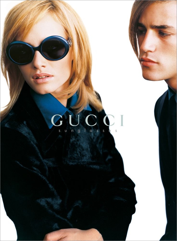 Gucci Fall 1995 Tom Ford Black Oversized Oval Sunglasses - 2