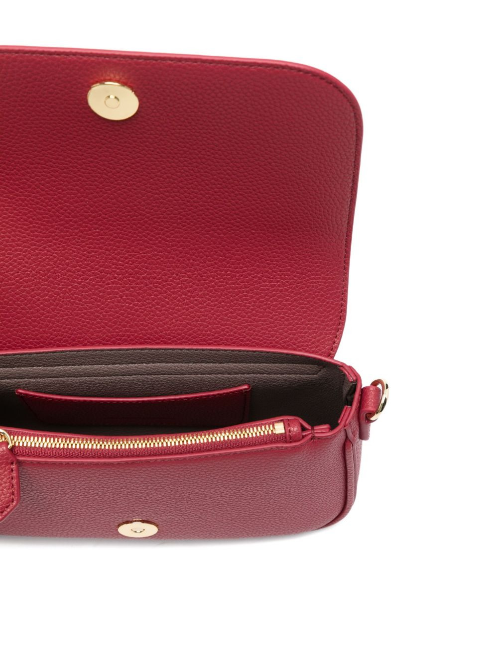 logo-debossed shoulder bag - 5