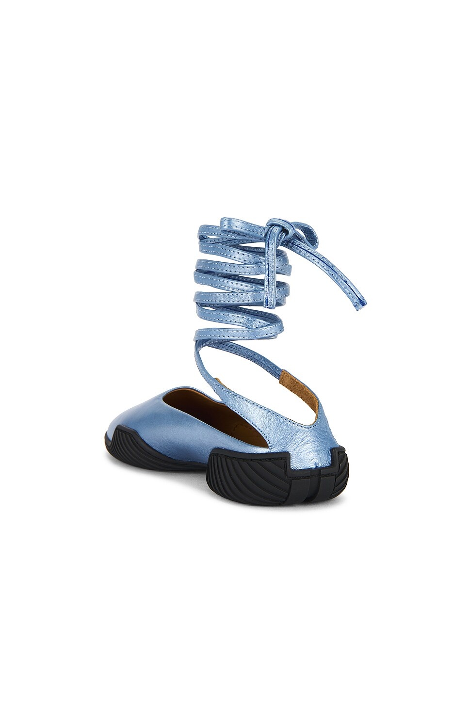 Nettie Lace Up Baillerina Flat - 3