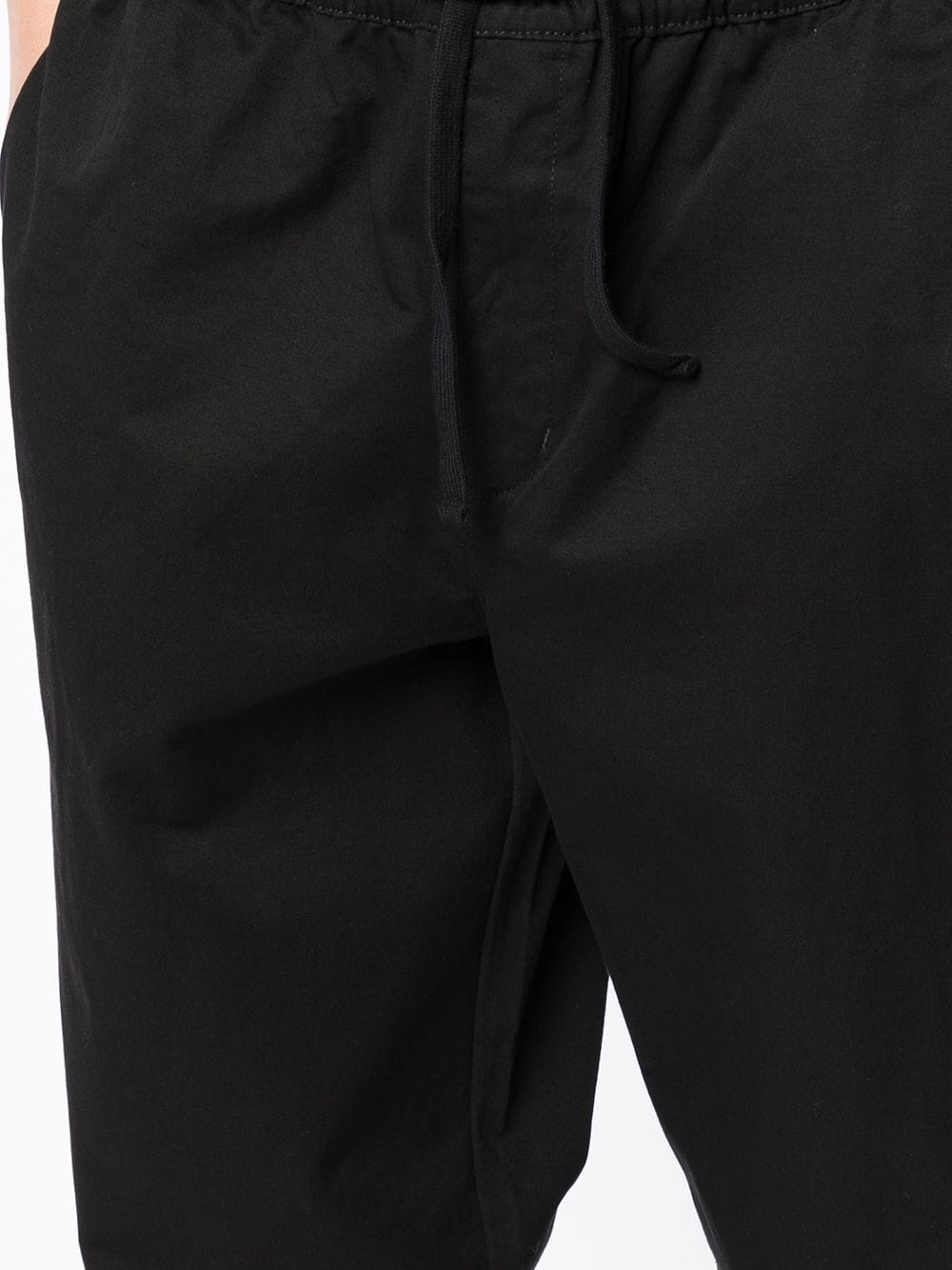 straight-leg cotton trousers - 5