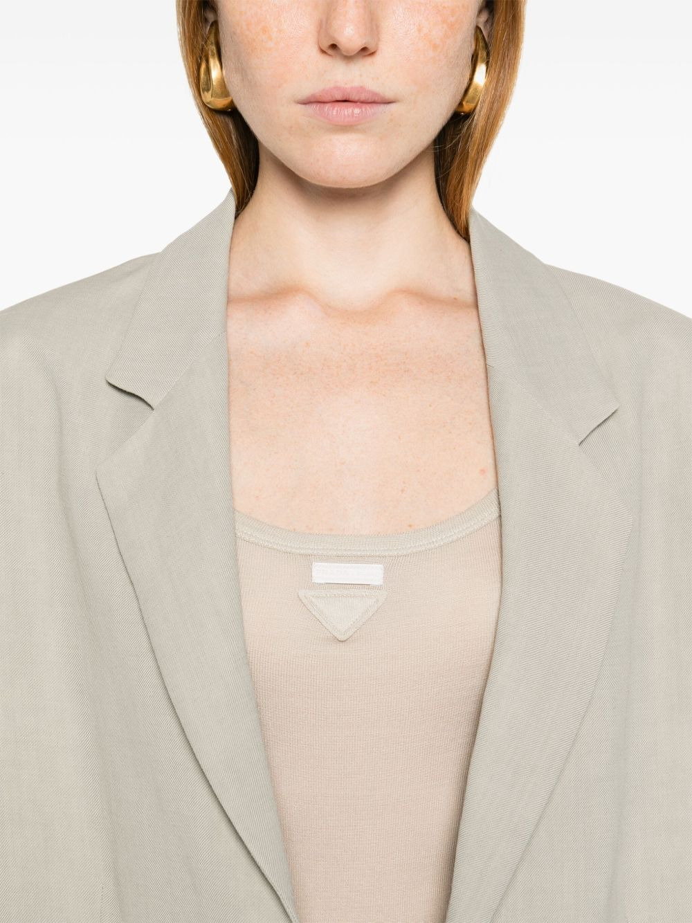 triangle-logo tank top - 5