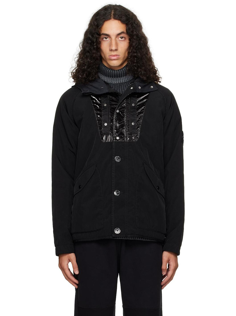 Black Nylon Panama Jacket 1