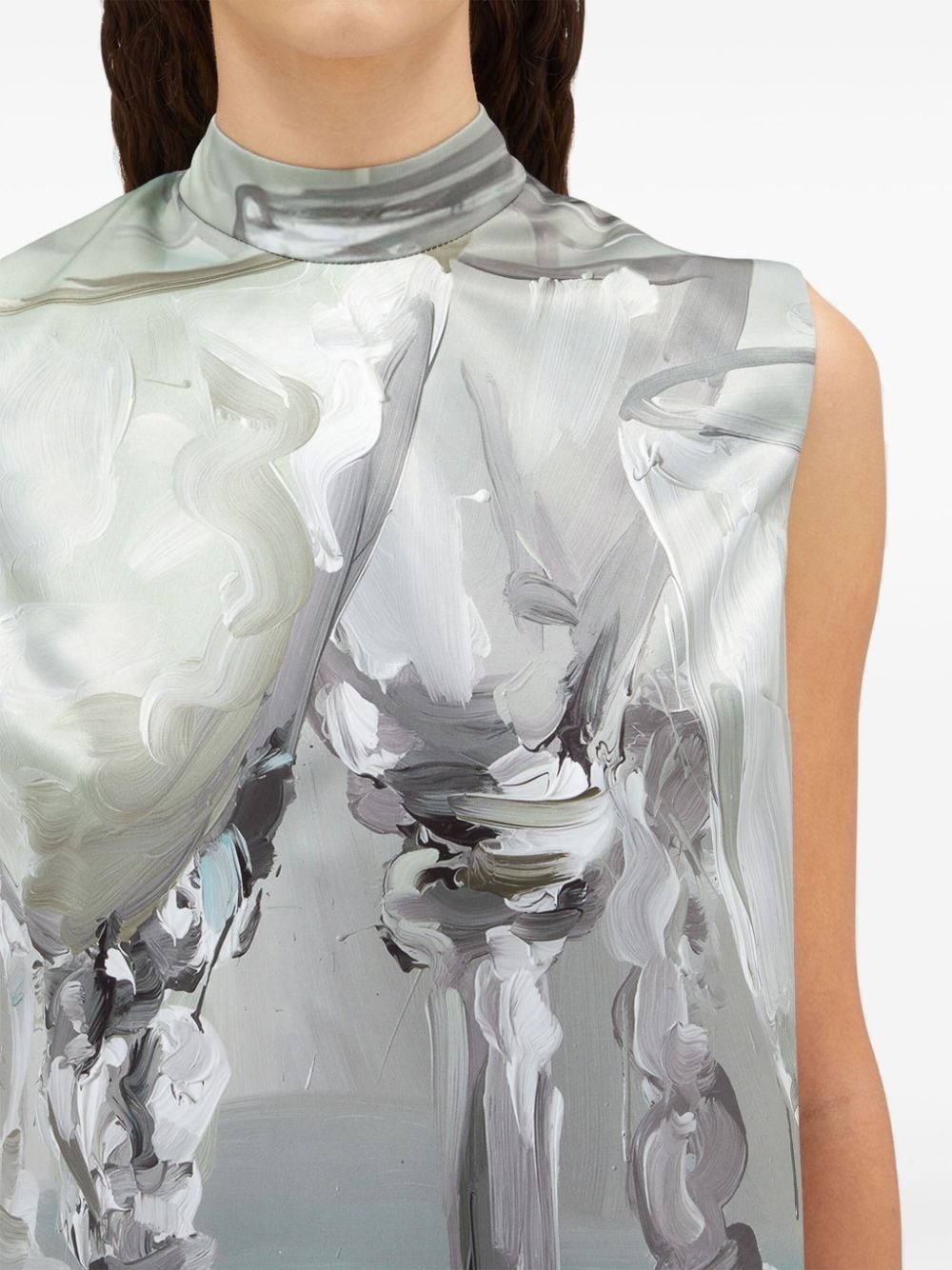 graphic-print mini dress - 5
