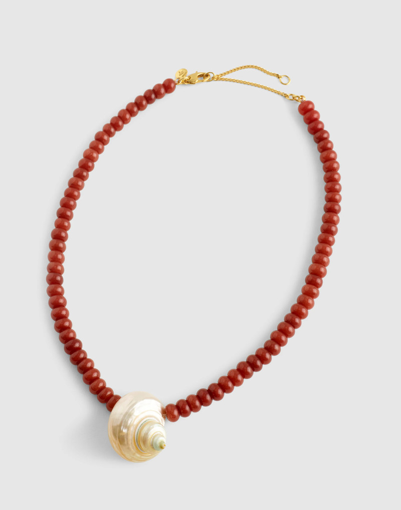 Shell Beaded Choker Necklace 3