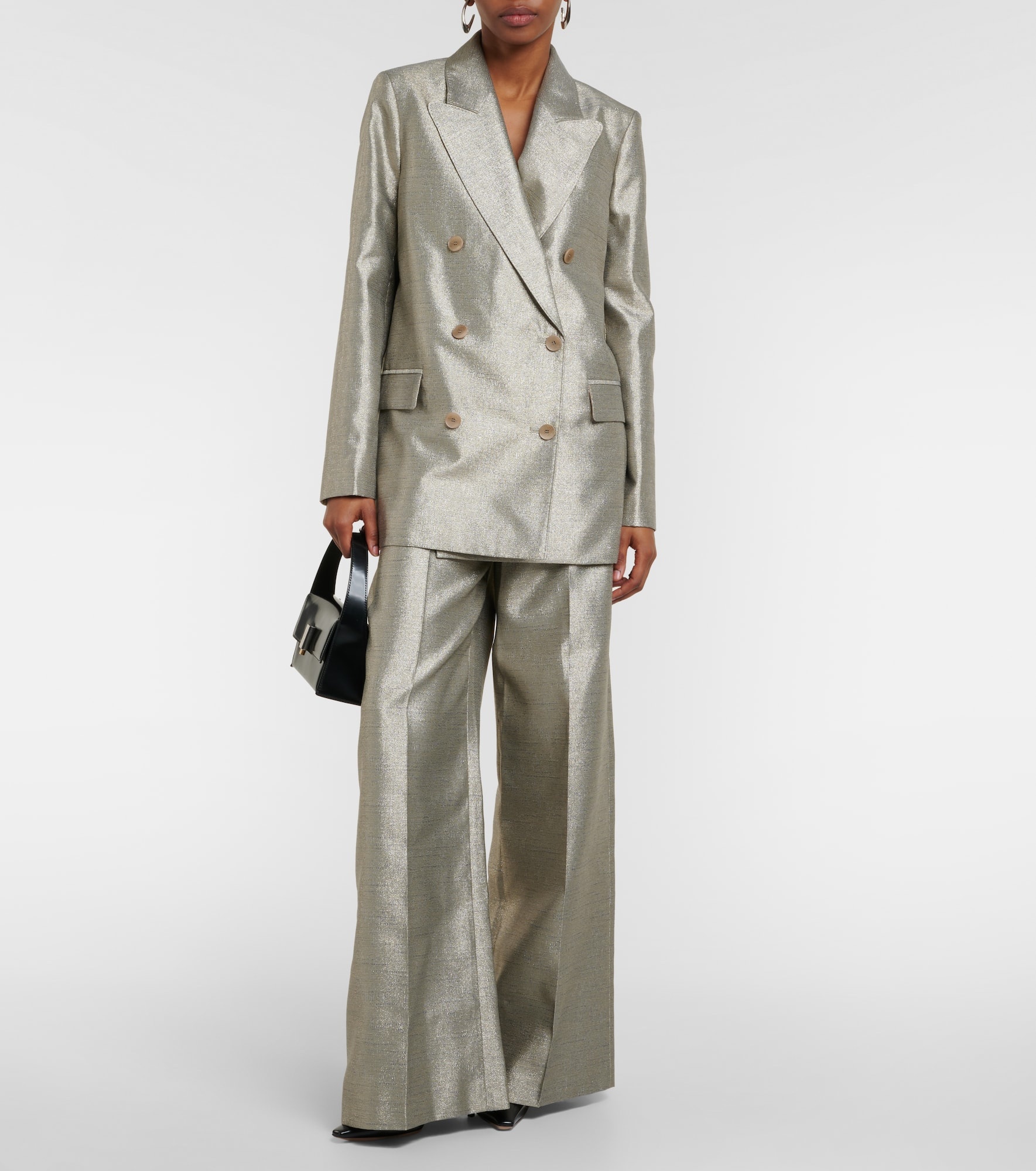 Chapone metallic oversized blazer - 2