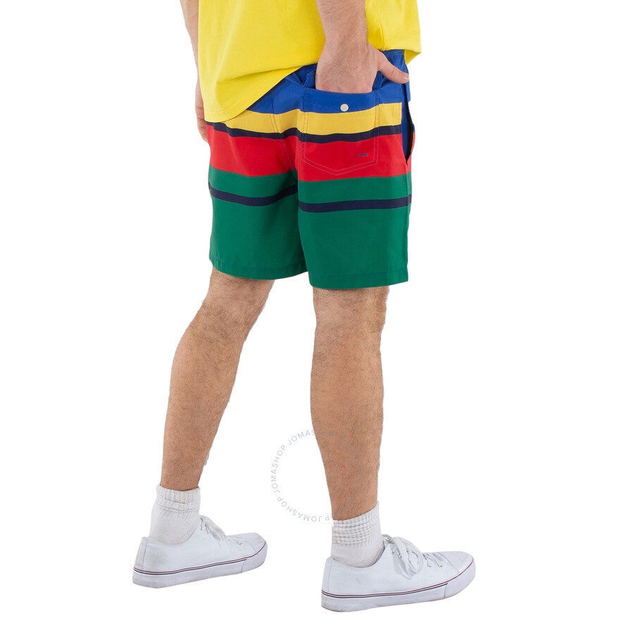 Polo Ralph Lauren - Polo Ralph Lauren Striped Traveler Swim Trunks - 4