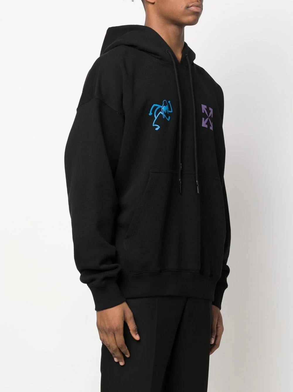 logo-print hoodie - 4