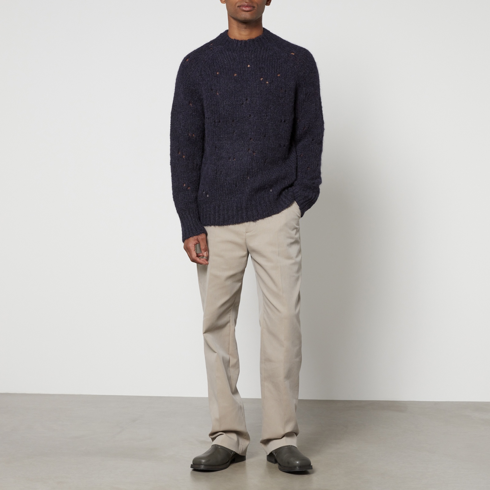 Our Legacy Needle Drop Open Knit Jumper - 3