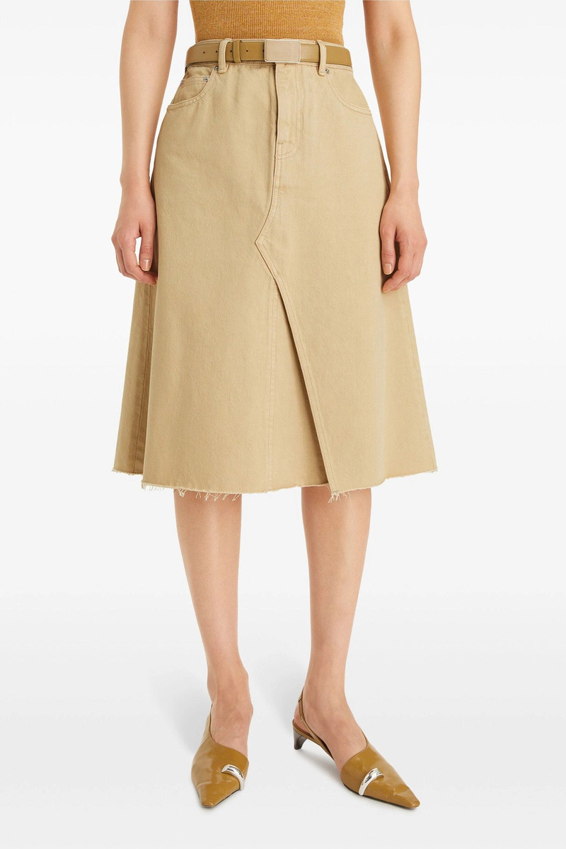 TORY BURCH 'Deconstructed Midi' skirt outlook