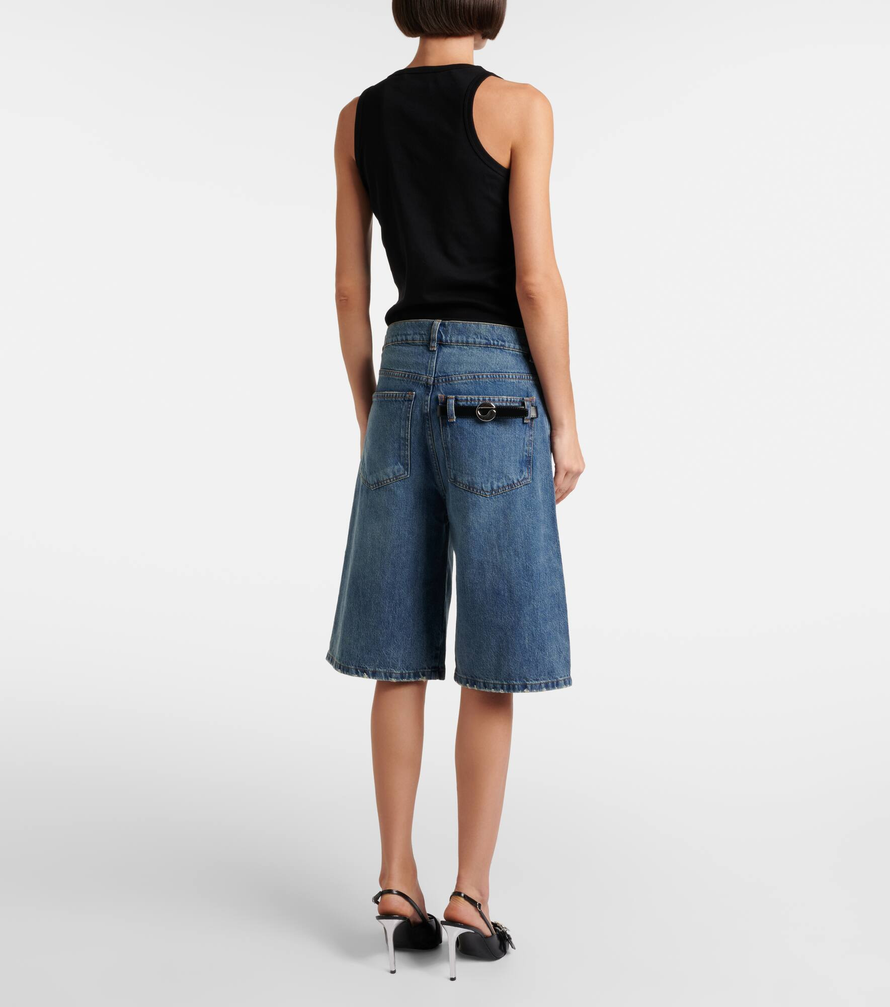 Denim Bermuda shorts - 3