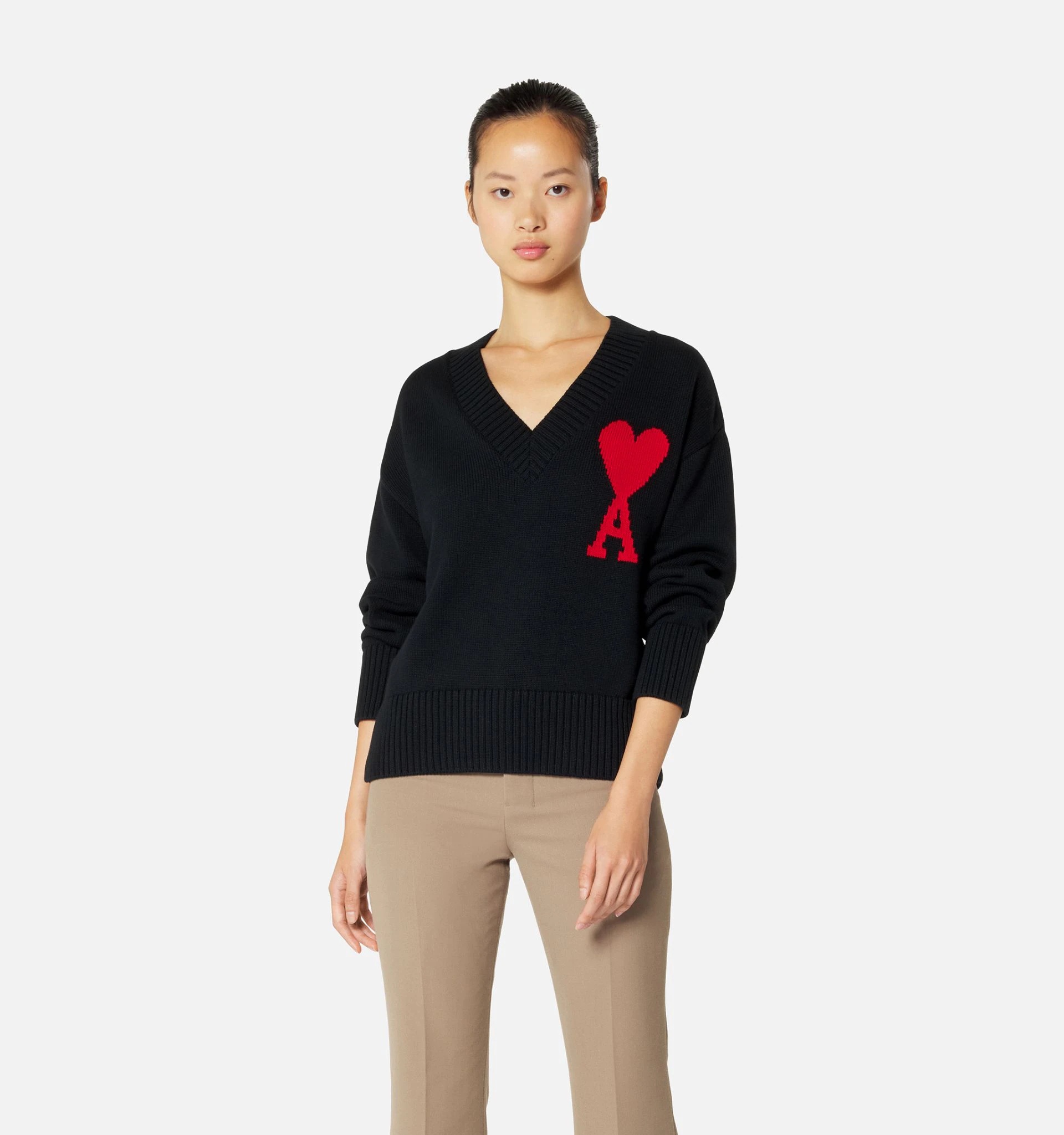 Ami De Coeur V Neck Sweater - 4