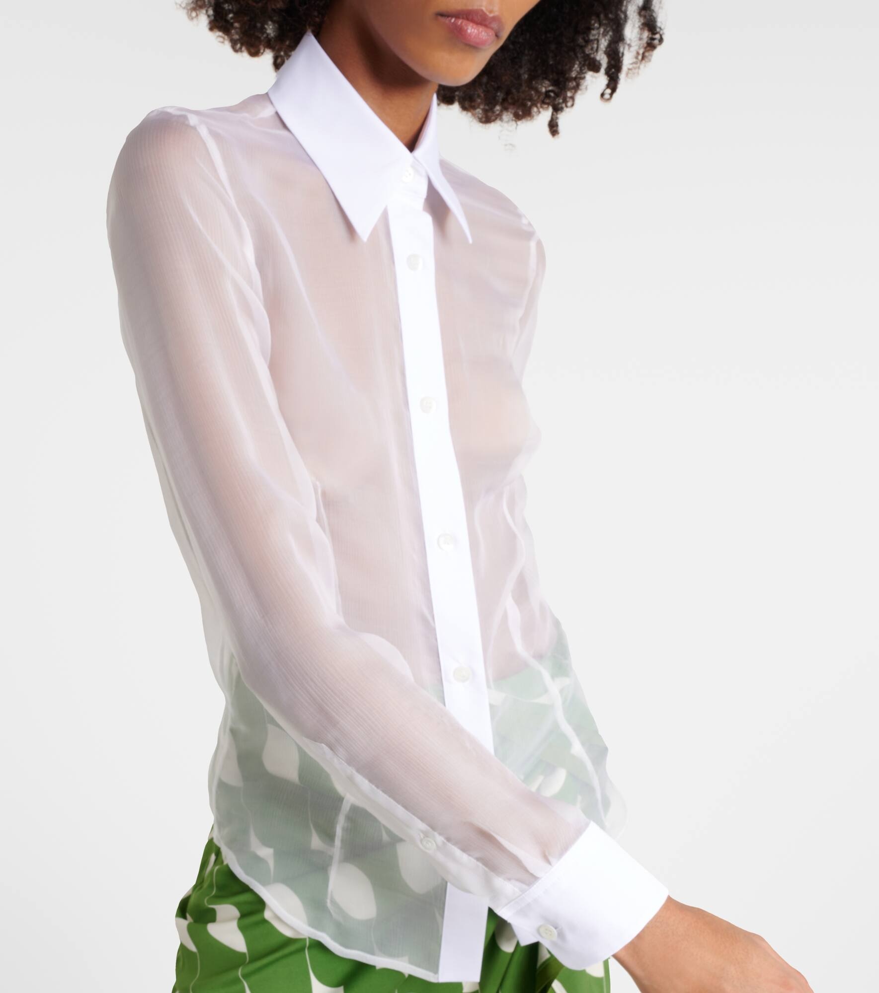 Silk and cotton shirt - 5