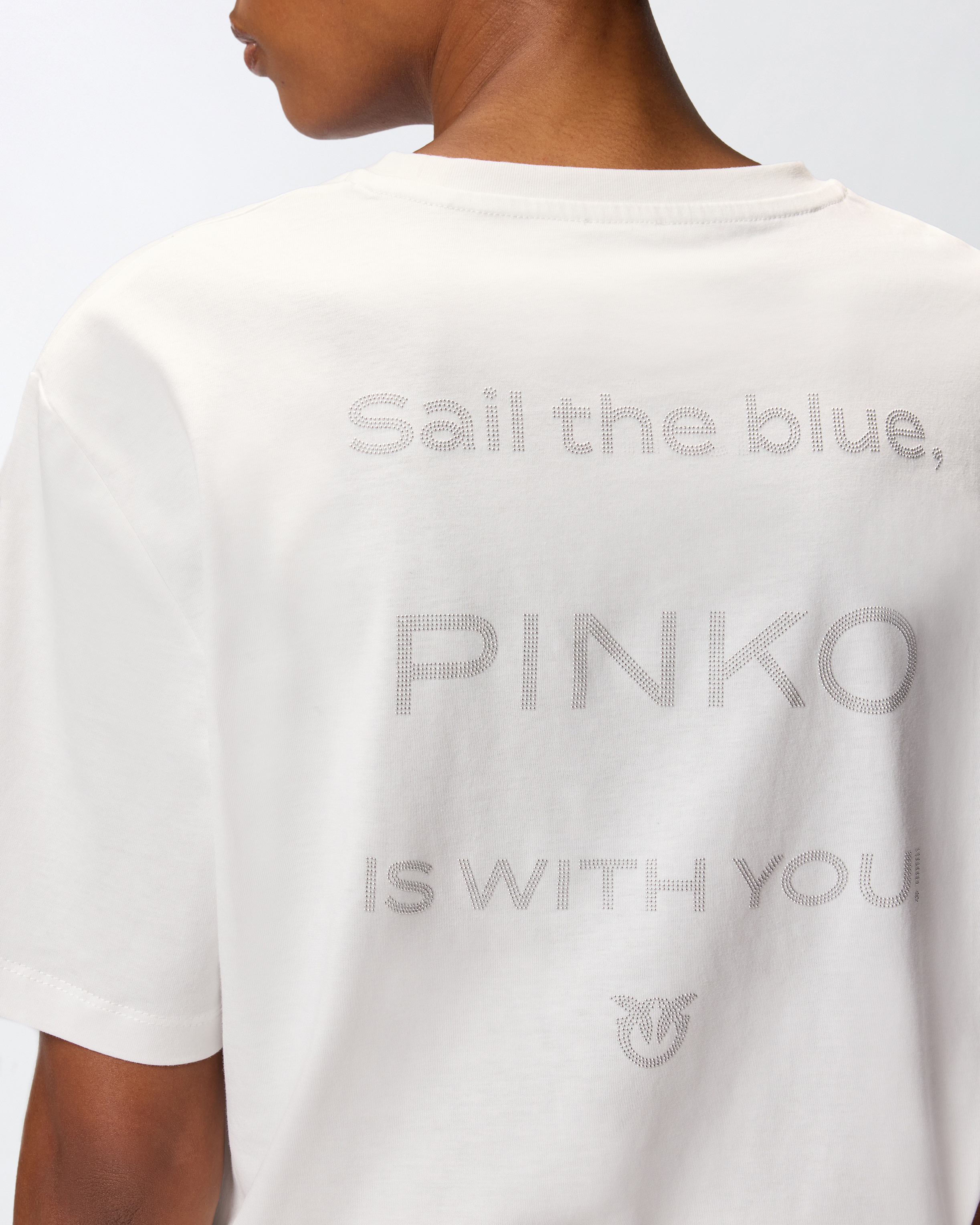 RHINESTONE LOGO T-SHIRT - 5