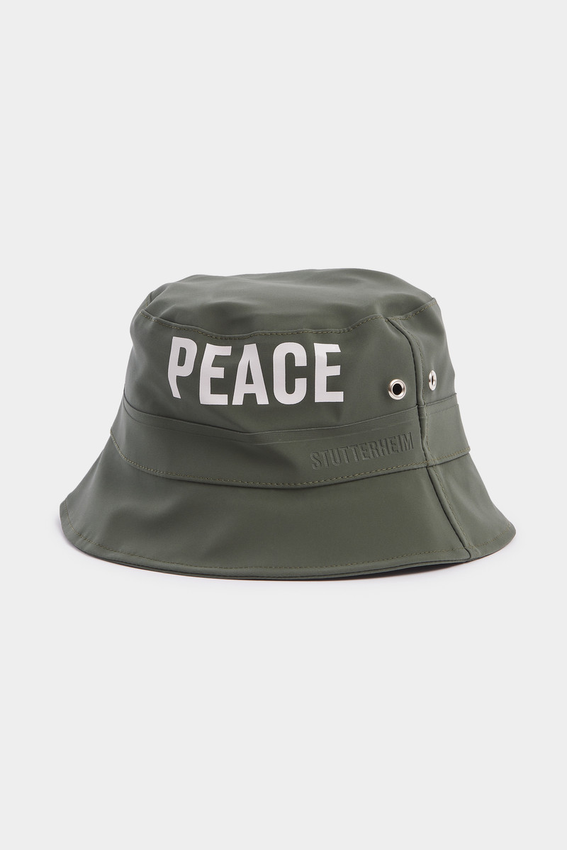 Beckholmen Matte Bucket Hat Dark Green 1