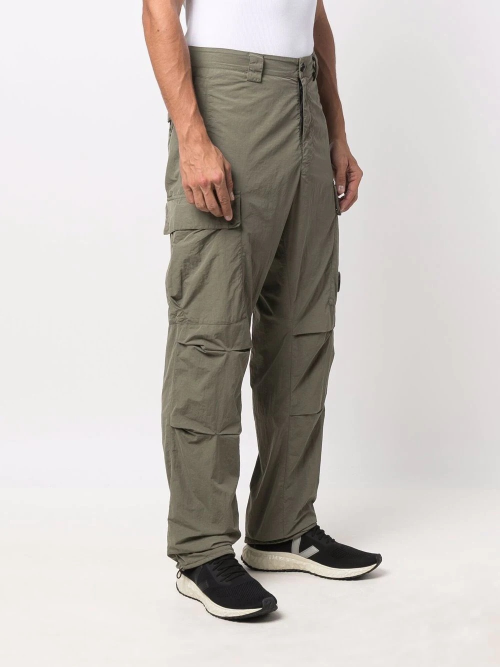 Lens-detail cargo trousers - 3