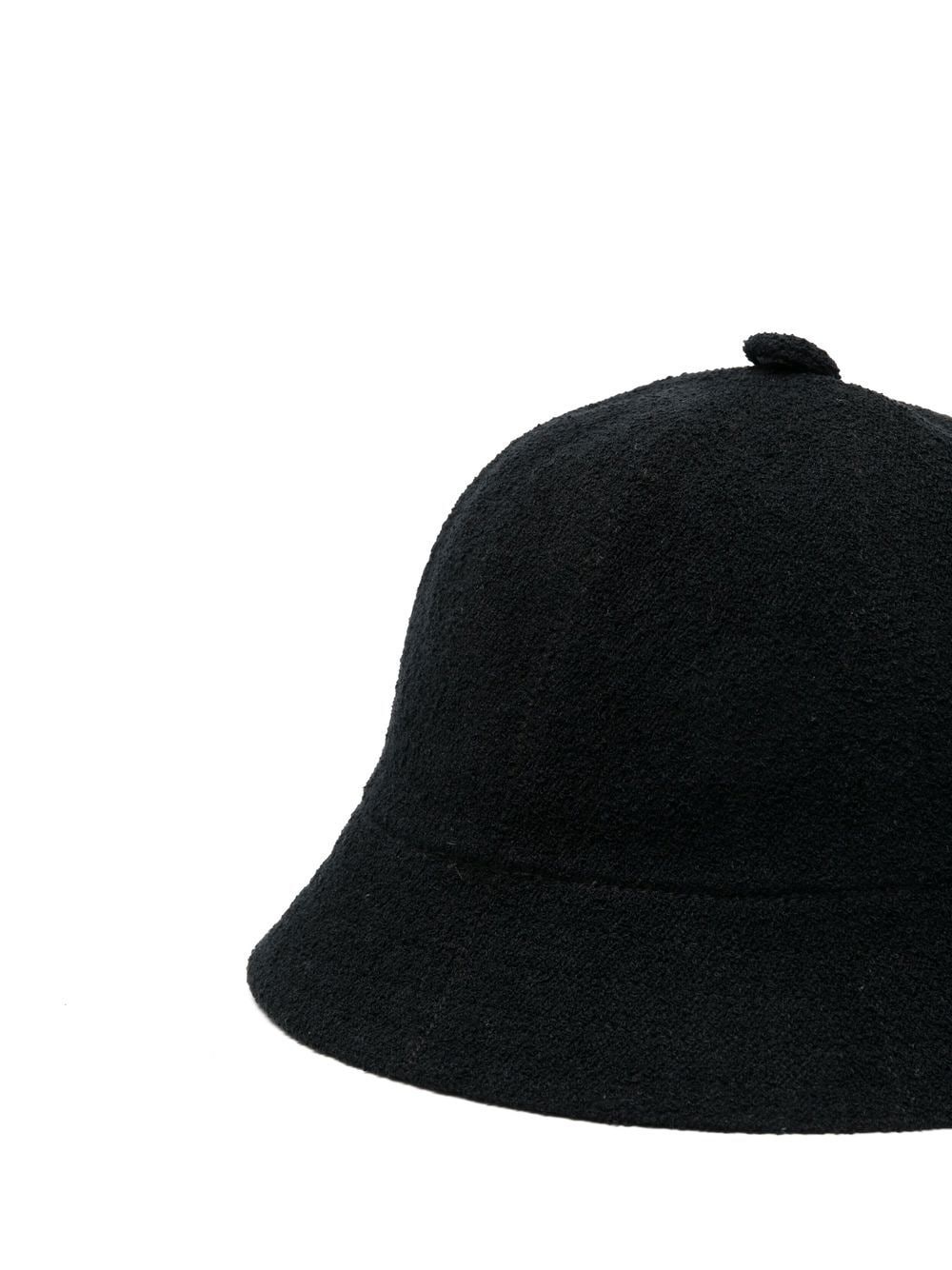 logo-embroidered cotton bucket hat - 2