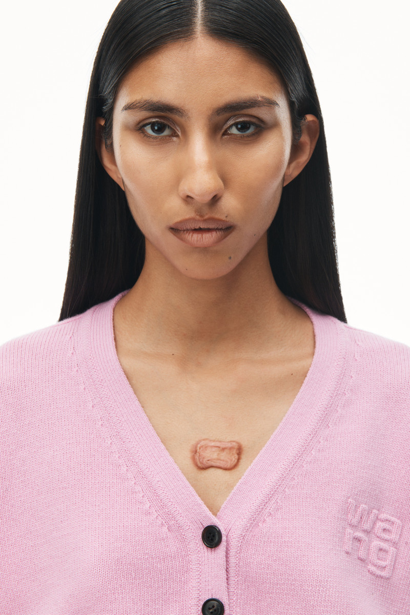 Long Sleeve Cardigan With V Neck 3