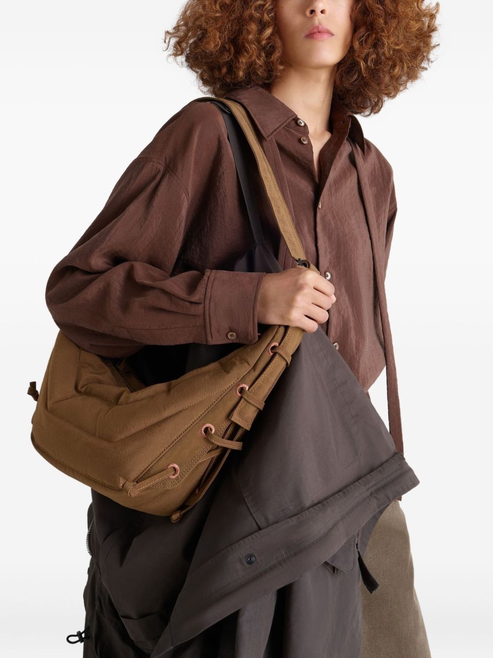 small Soft Game quilted shoulder bag - 2