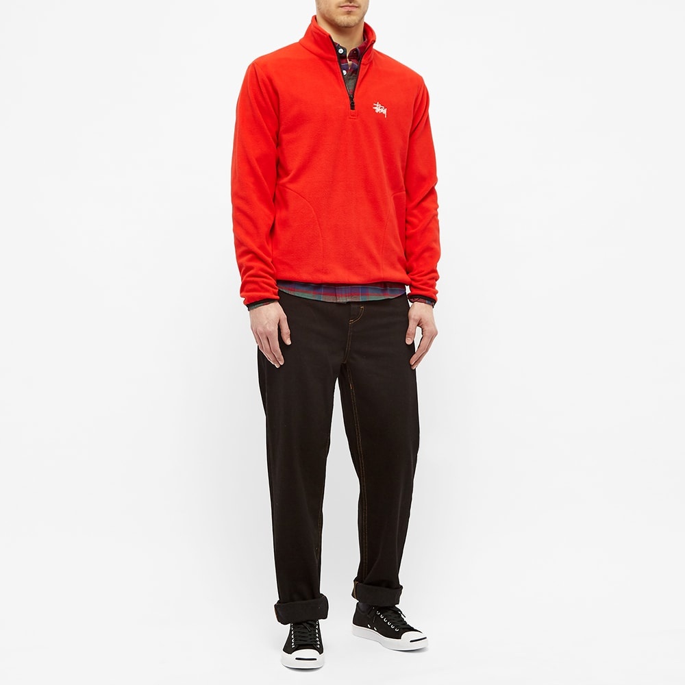 Stussy Basic Mock Neck Polar Fleece - 5