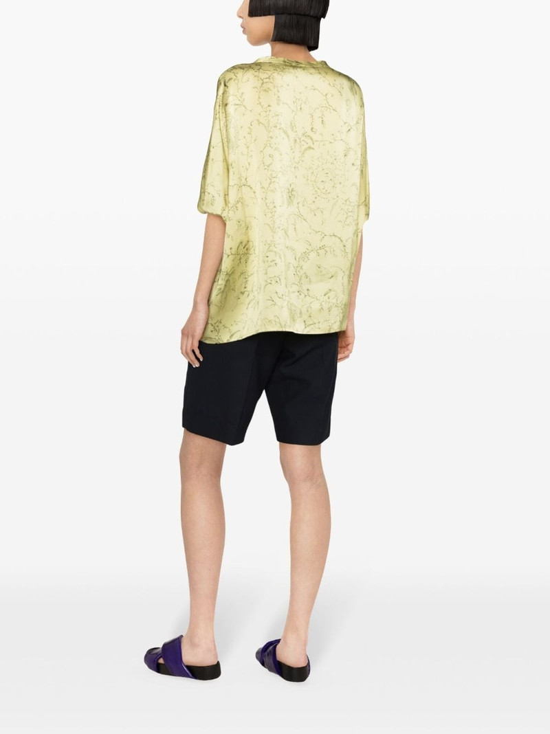 graphic-print silk blouse 3