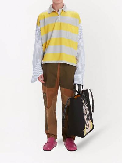 JW Anderson patchwork Fatigue trousers outlook